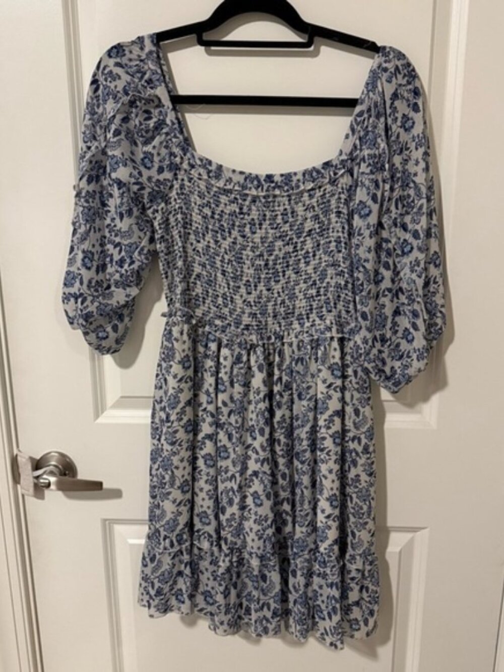Blue Floral Dress